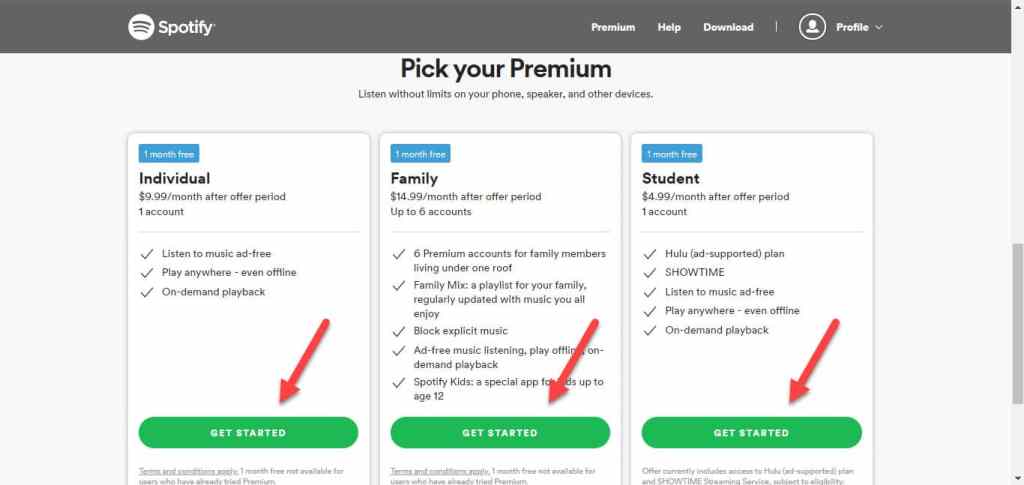 Free Spotify Premium Trick