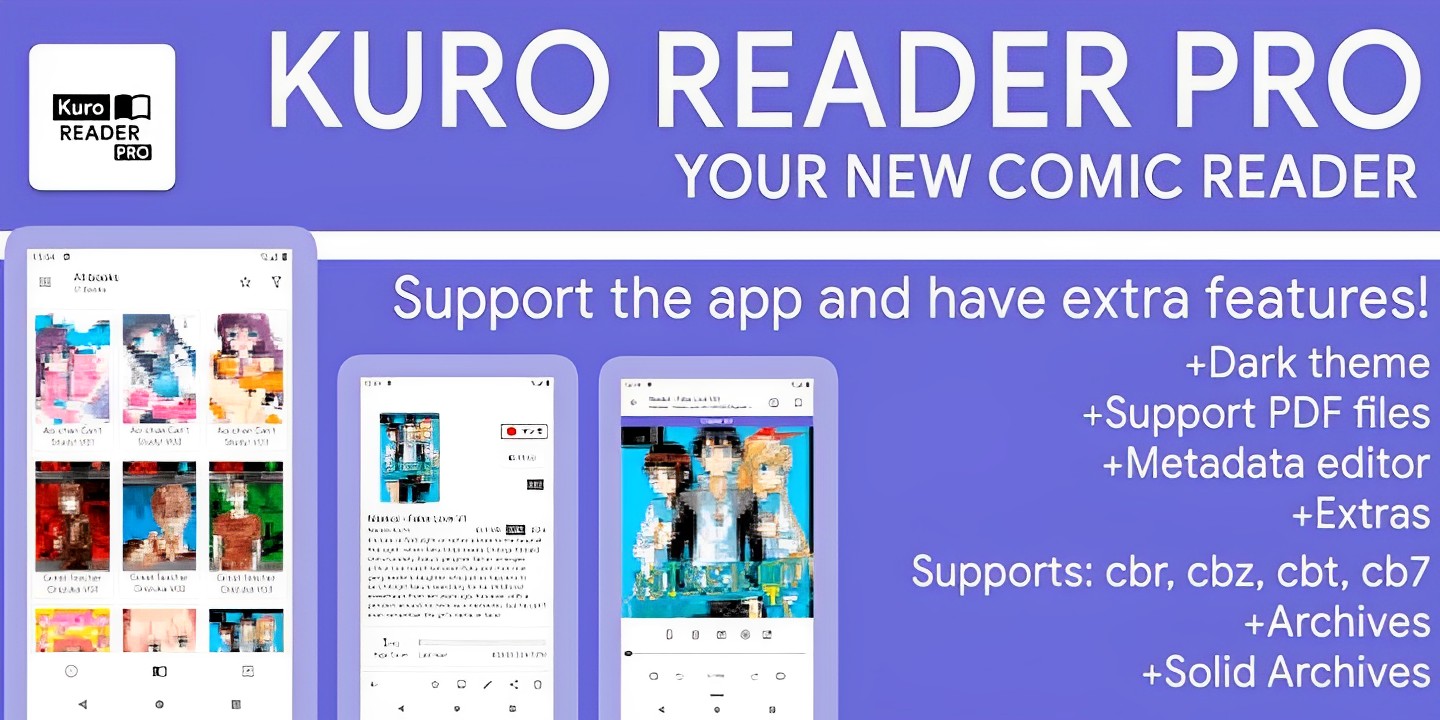 Kuro Reader Pro Apk Cover