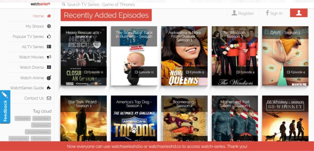 WatchSeries online official site